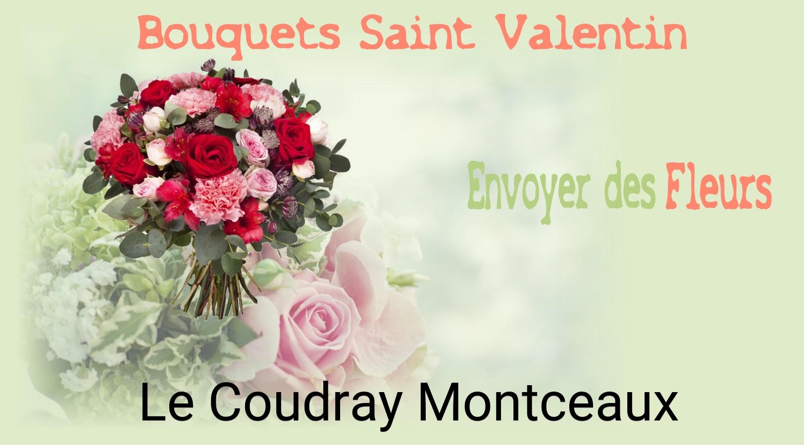 Roses de Saint-Valentin livrées à Le Coudray-Montceaux